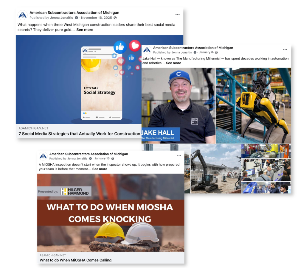 Industry thought leadership social media content somersault created for a client.